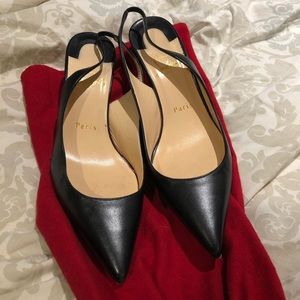 Christian Louboutin Clare Leather Spingbacks